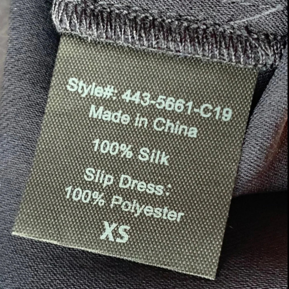 New Jenni Kayne Silk Tie Slip Dress Dark Navy NWT Designer Classic Women’s XS - Picture 13 of 13